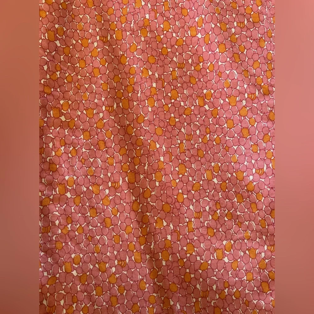 Talbots | Tulip Pink & Orange Pattern Pencil Skirt